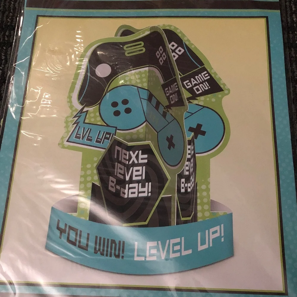 🛍️ Video Game Party Centerpiece Set